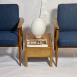 Armchairs created by M. Zieliński year 60 blue fabric