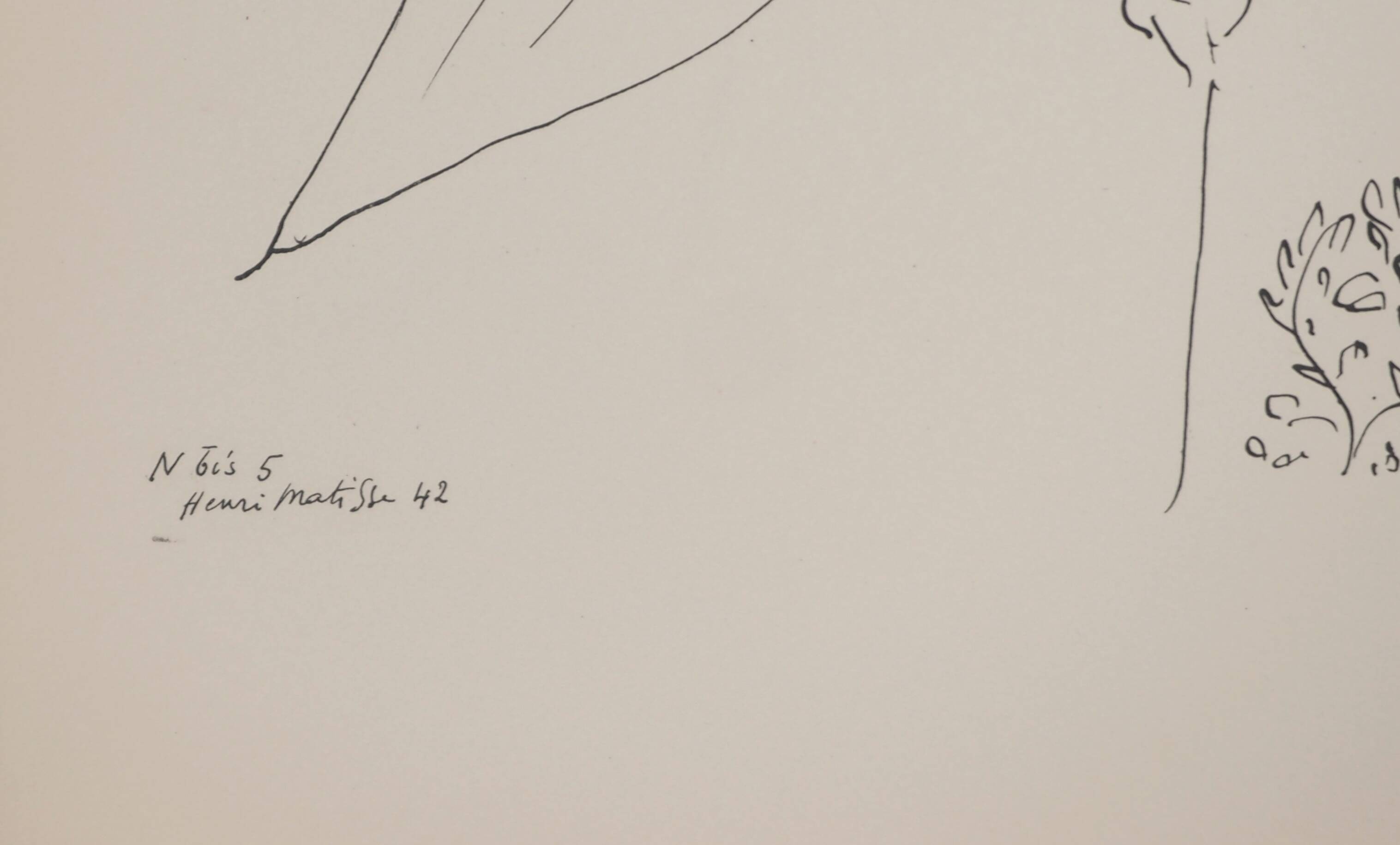 Henri Matisse: Spring Bouquet, signed lithograph