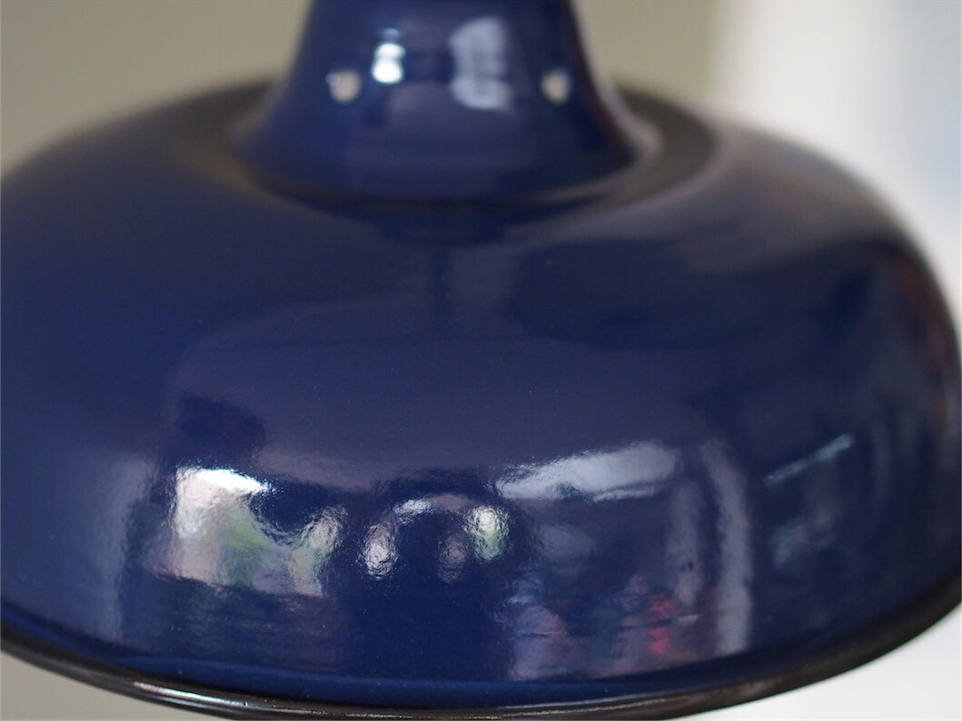 Day blind emailed midnight blue industrial lamp