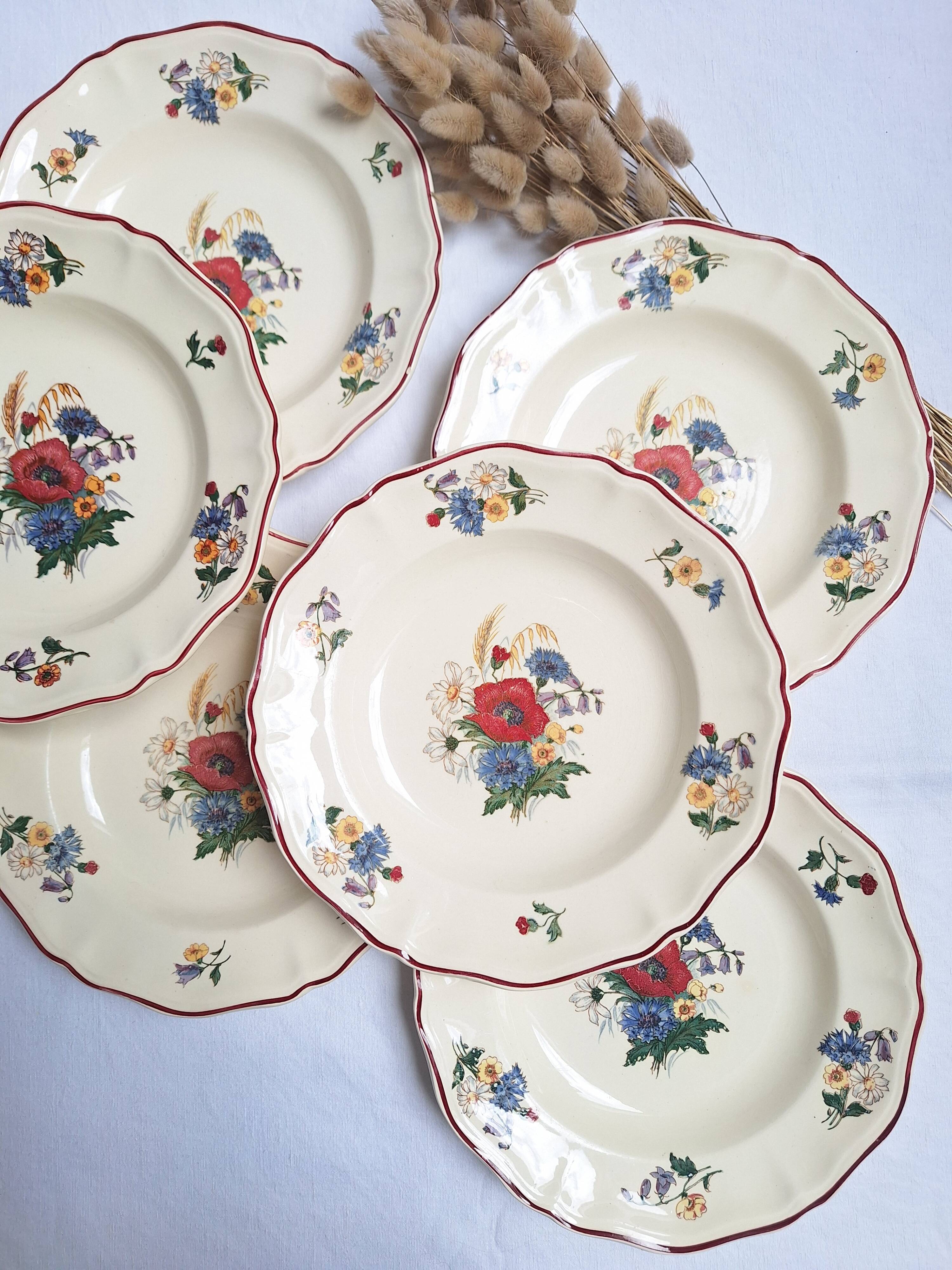 Sarreguemines Agreste soup plates