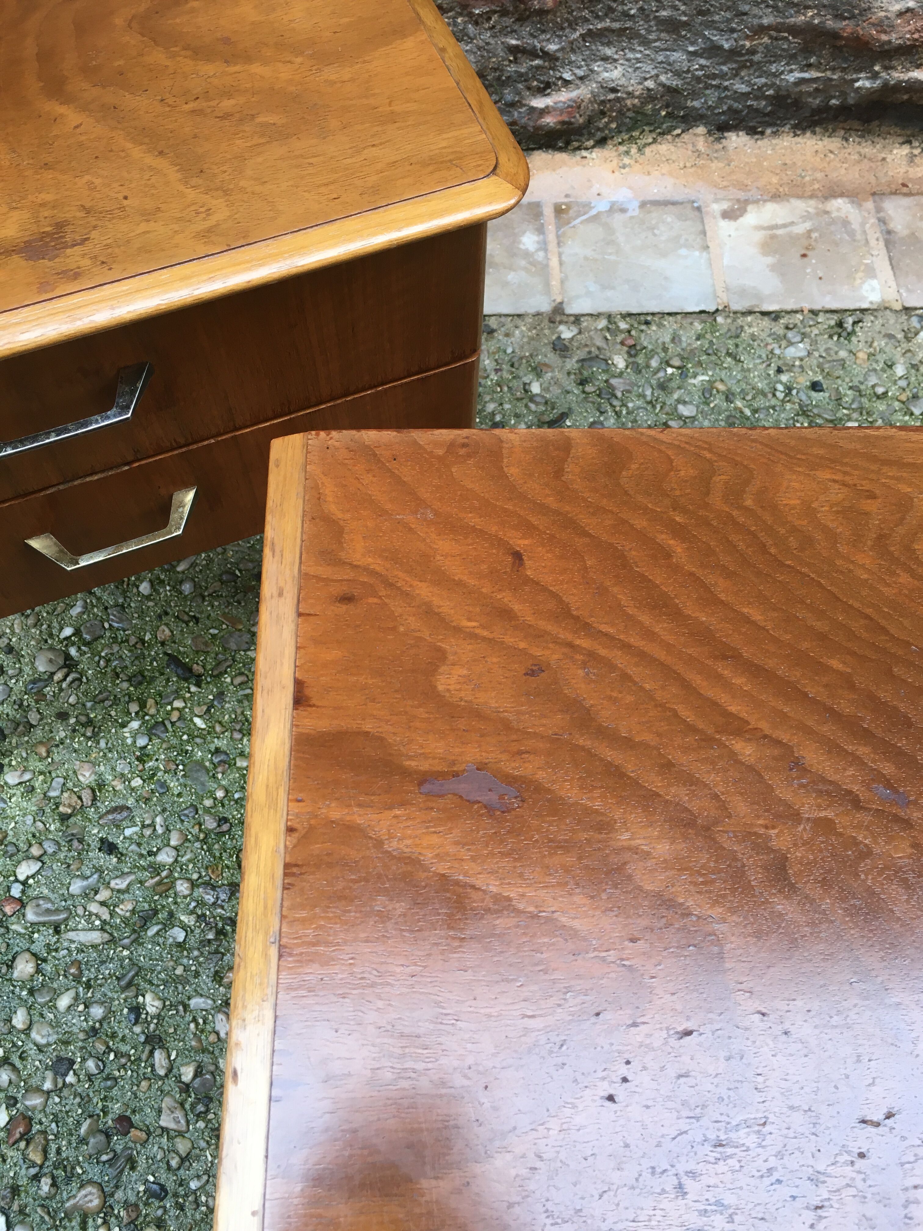 Pair of bedside feet compass