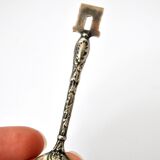 Cuillère de collection "souvenir de paris" en argent massif minerve Arc de Triomphe