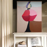 Acrylic paint kiss