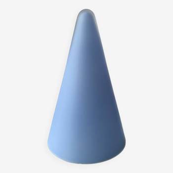 Vintage SCE Teepee cone lamp in blue glass