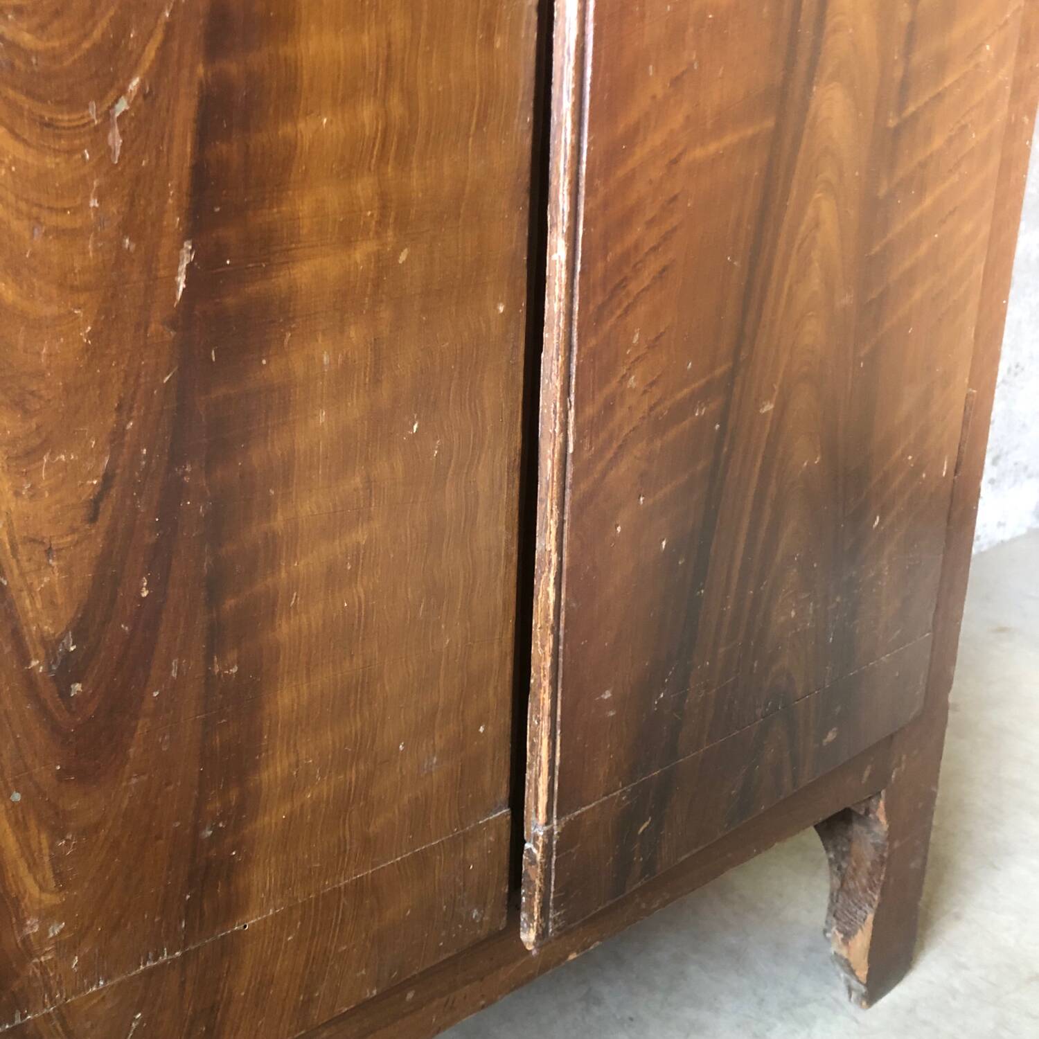Old 19th century wardrobe
