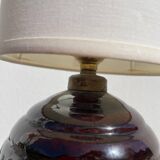 Lampe à poser en céramique émaillée 1960