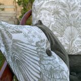 2-seater rattan bench