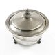 Eclectic caviar server, silver-plated brass, Henneberg Brothers, Poland, 19th century