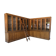 Large corner bookcase or pair of oak bookcases