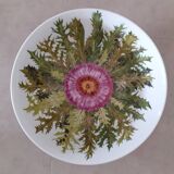 Hand-painted porcelain salad bowl