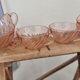 Set of 6 large Rosaline cups