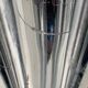 Floor lamp in chrome and glass, 1970