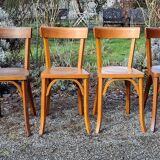 6 Baumann n°55 chairs from the 1950s