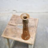 Bougeoir vintage en grès pyrité