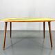 Table basse ou d'appoint en bois et verre de style Mid-Century, Allemagne