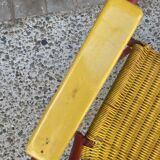 Garden armchair in scoubidou