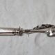 Solid silver meat fork, early twentieth century