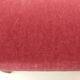 Footrests in wood and pink velvet