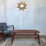 Scandinavian coffee table Hovmand Olsen in teak 1960
