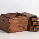 Small antique Japanese chest with drawers – Meiji / Showa period (c.1890-1945) #93