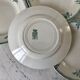 Set of 4 flat plates Terre de Fer Saint-Amand XIXth