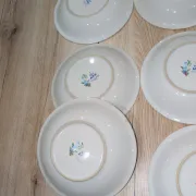 Lot 9 Deep Plates Porcelain Japan ARA S 933 Parrot & F Decor
