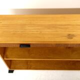 Scandinavian elm bookcase, Sweden, 1960