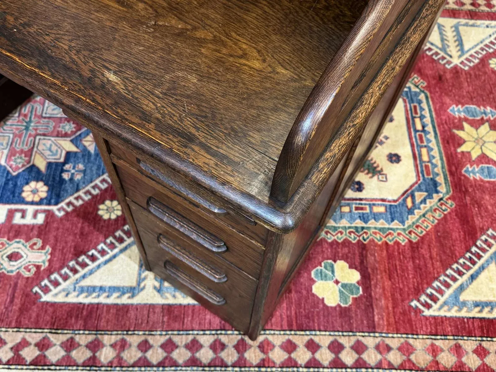 Bureau à cylindre en chêne