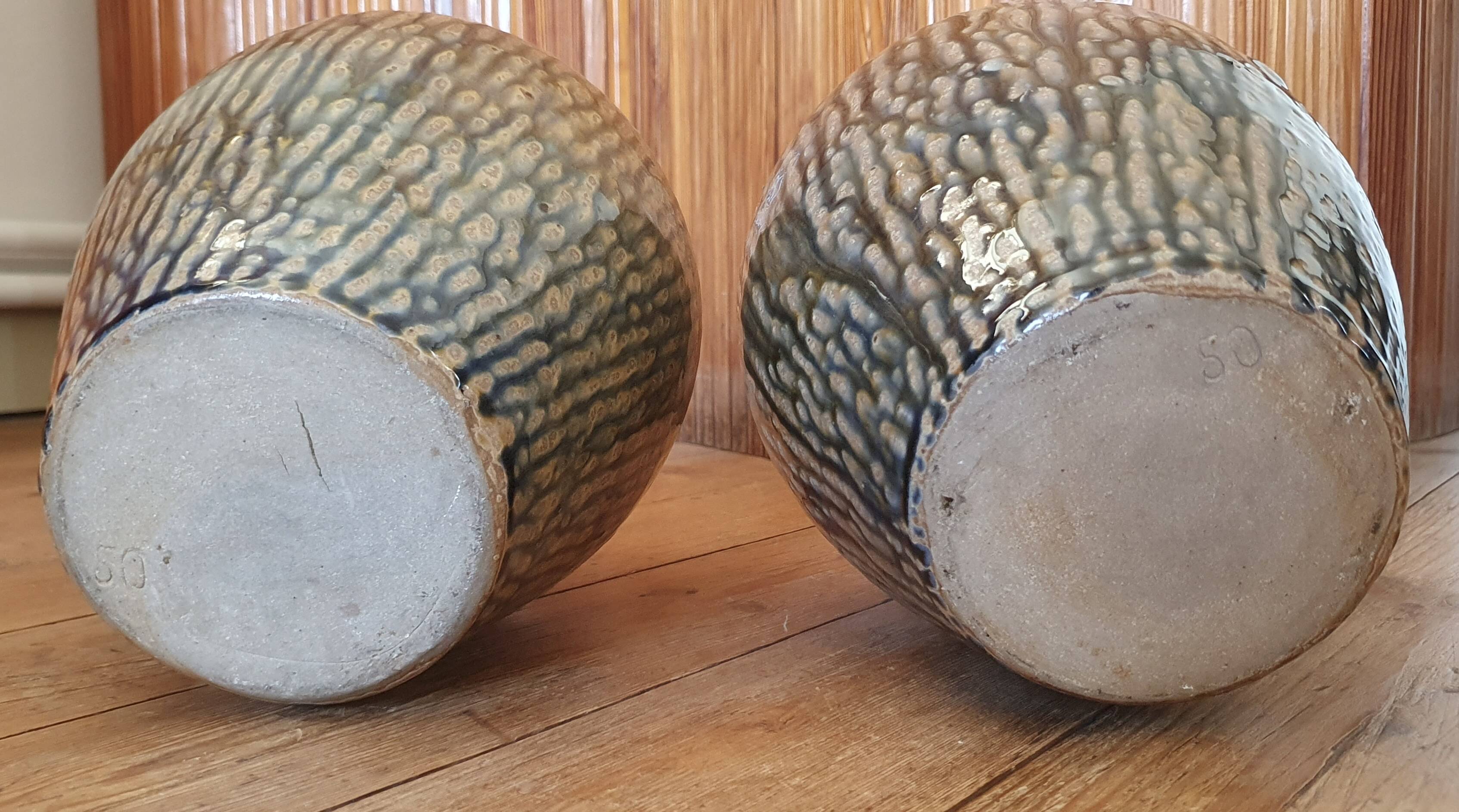 Pair of ceramic vases
