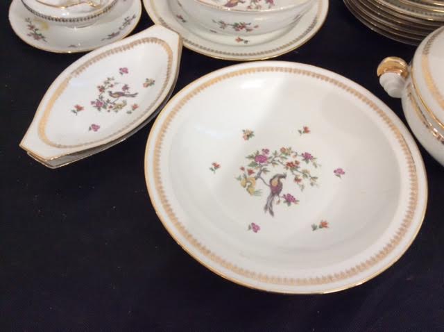 Table set Emaux de Limoges