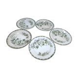 5 land of iron dessert plates