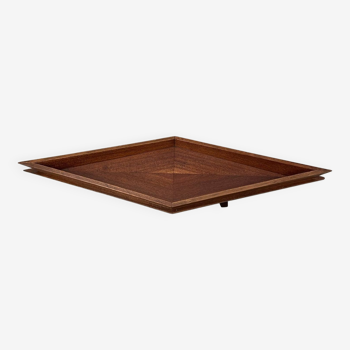 Corbeille, milieu de table en bois 1960