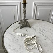 20s chrome brass candlelight legs