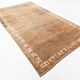 Brown & beige classic vintage rug