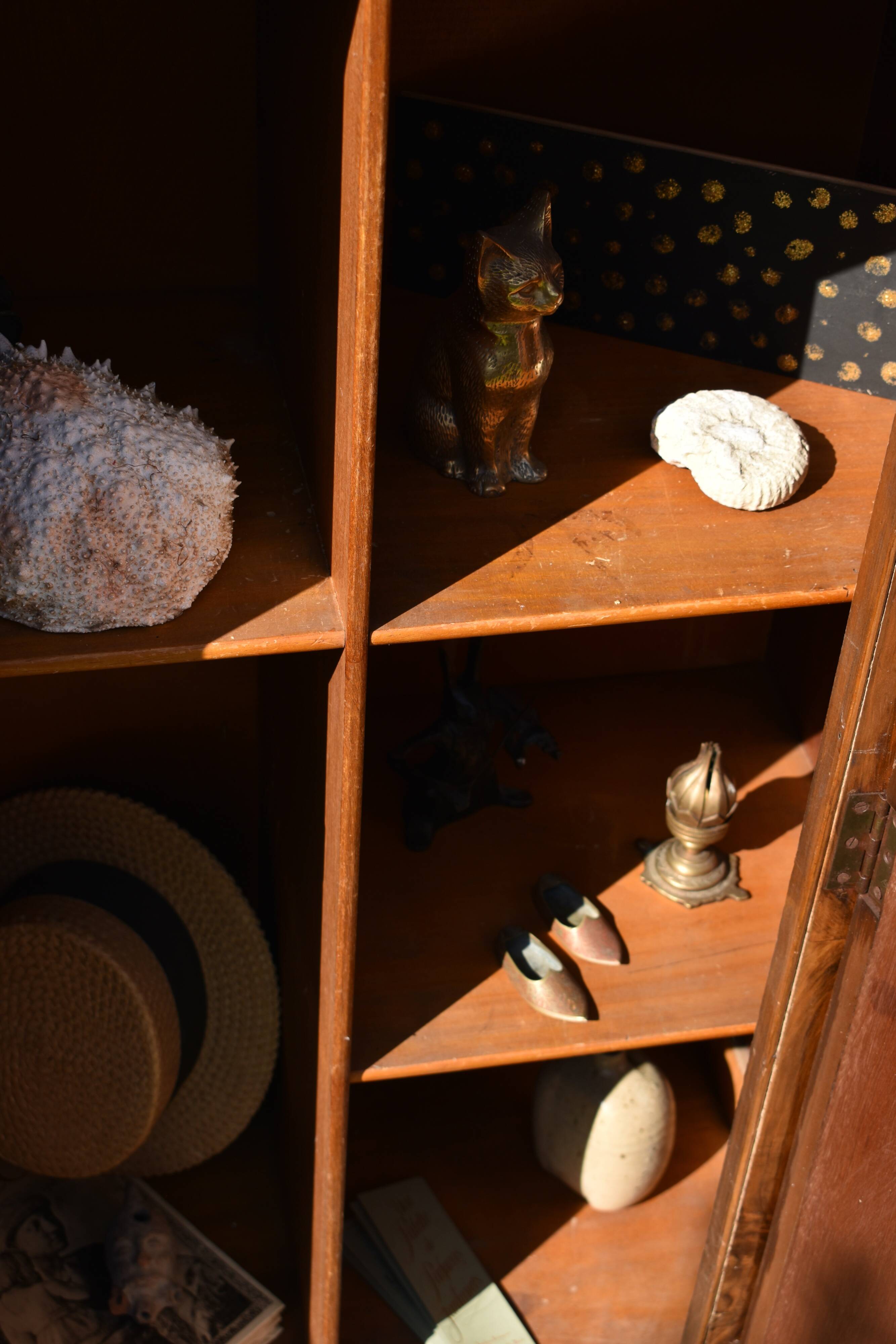 Small Art Deco compartmentalized cabinet