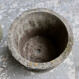 Pair of concrete planters