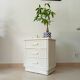 Vintage rattan bedside table from the 70s/80s