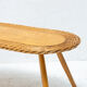Tabouret en rotin du milieu du siècle par Jan Kalous pour ÚLUV, années 1960, Tchécoslovaquie