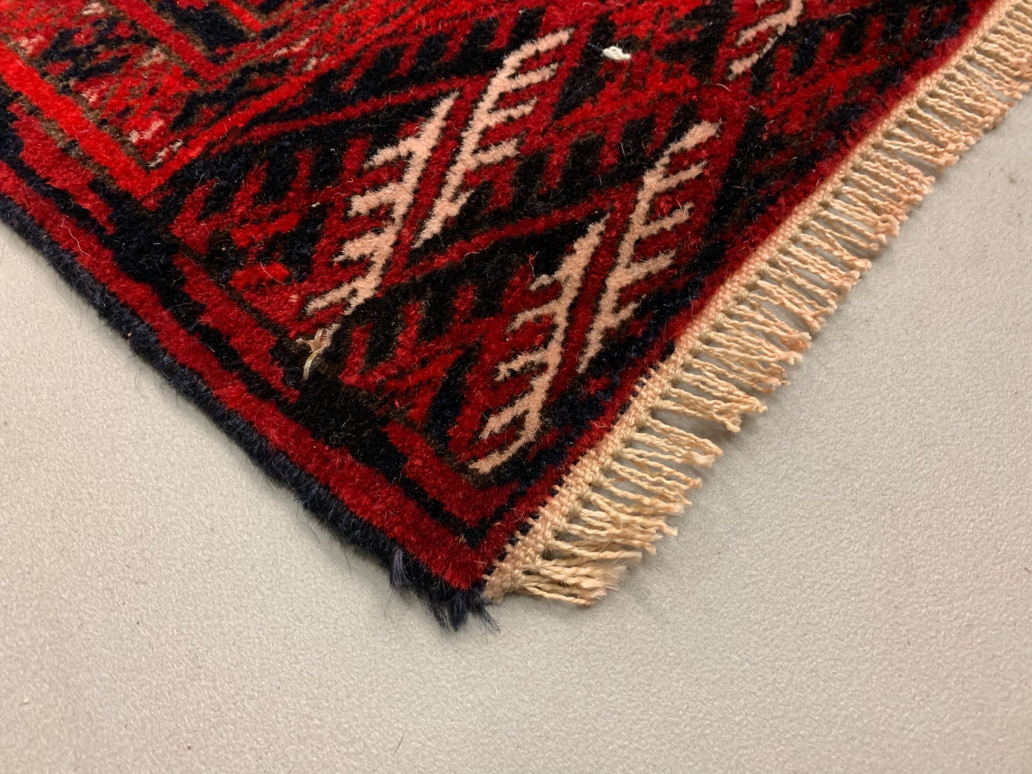 Vintage Afghan Turkoman village Rug 360x240 cm