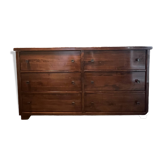 chest of drawers and its mirror