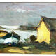 Marine italienne, huile sur panneau, JM Bilargi, XXe