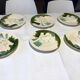 6 old Salins asparagus plates