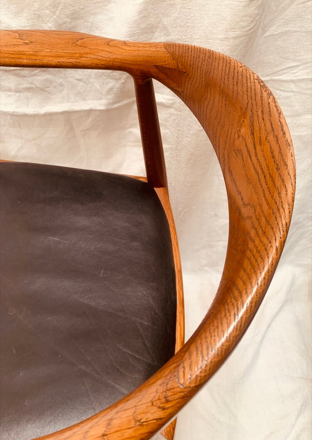 1950s Danish Hans Wegner Oak Model 503 Armchair