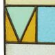 Vintage Stained Glass Window Stained Glass set of 2 Decorative Sun Catcher 40cm
