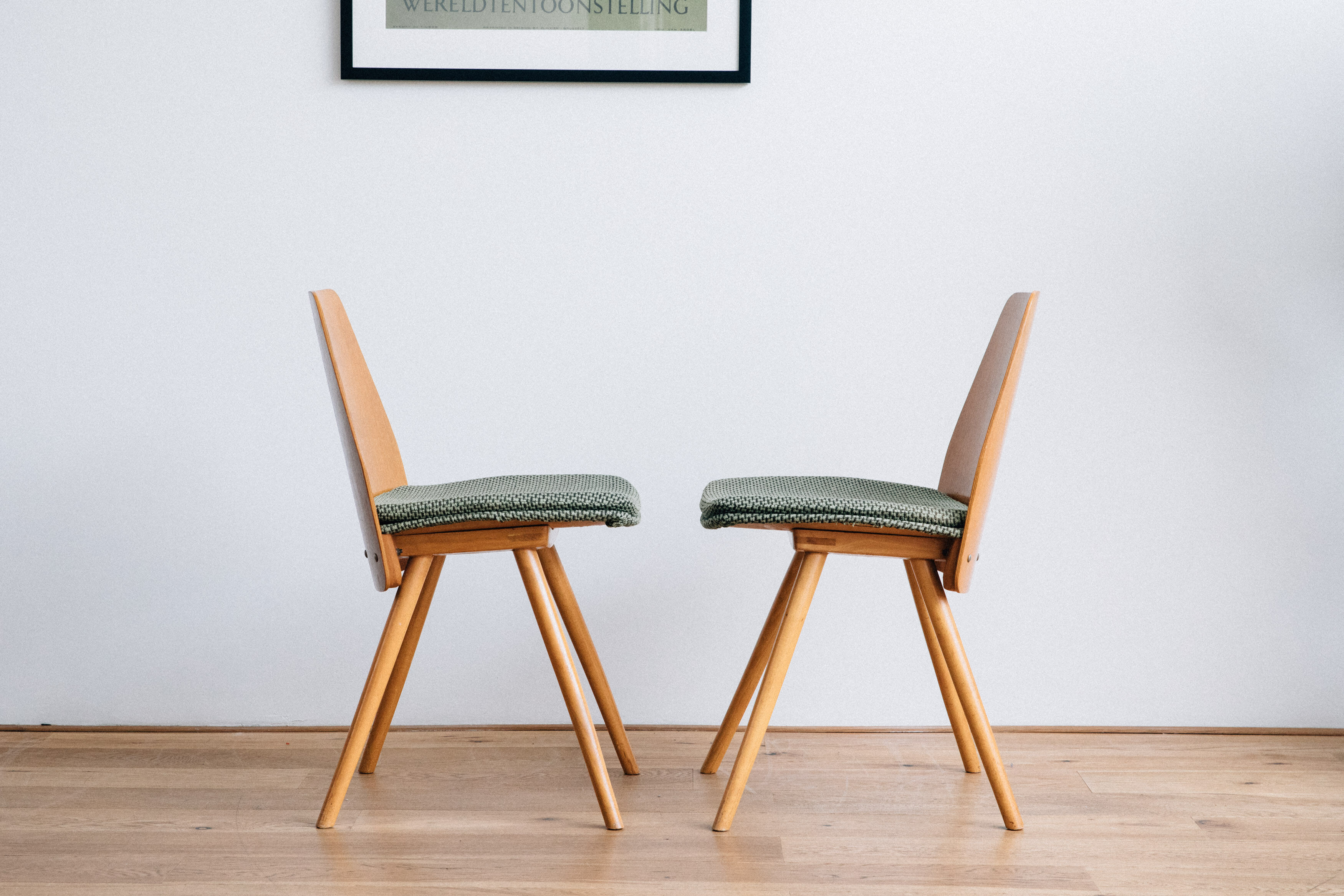 Pair of chairs by Frantisek Jirak for Tatra Nabytok 1960/70