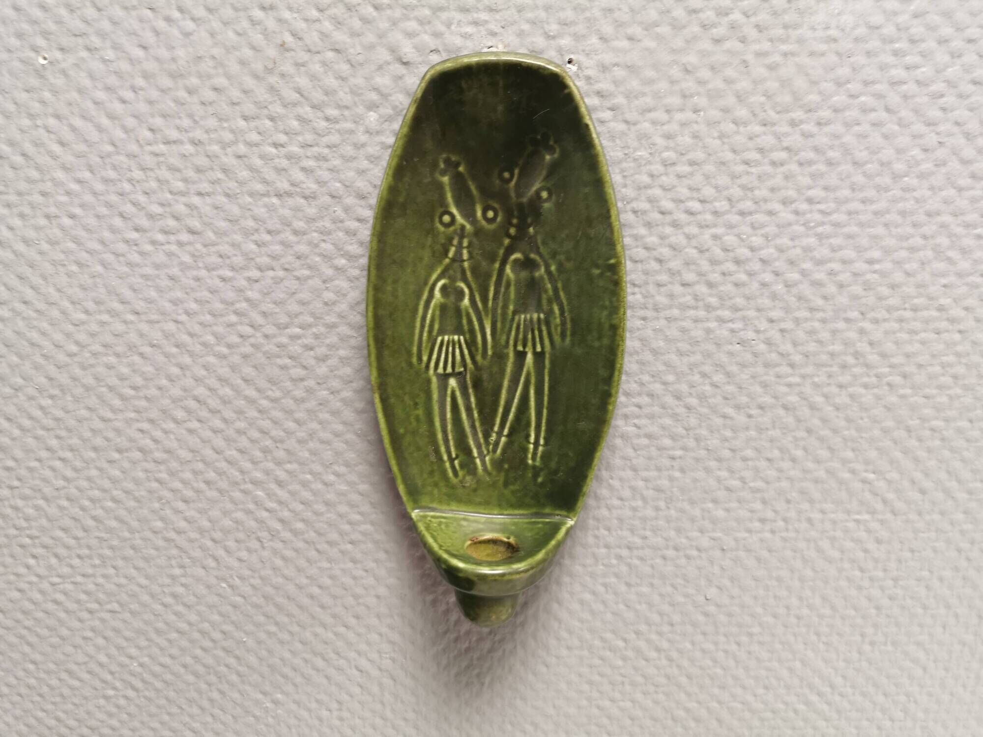 Wall candle holder designed by Piotr Baro for Knabstrup Denmark 1960s.