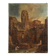 Antique Spanish landscape painting from the 18th century
