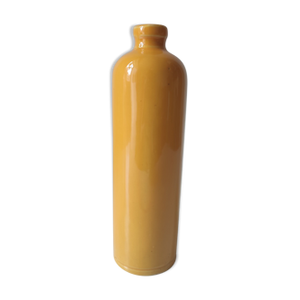 Digoin glazed stoneware bottle