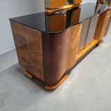 Art Deco Vanity Cabinet Attributed to Jindřich Halabala, Czechoslovakia, 19