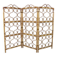 Ratan roomdivider folding screen Italy 1960’s